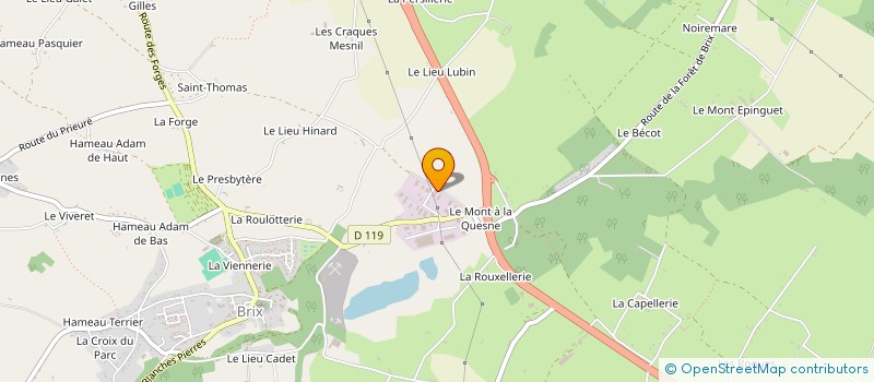 localisation de l'entreprise GRAND BAIE  BRIX