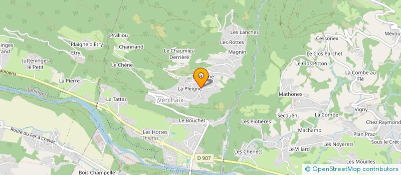 localisation de l'entreprise GRAND BAIE  SAMOENS