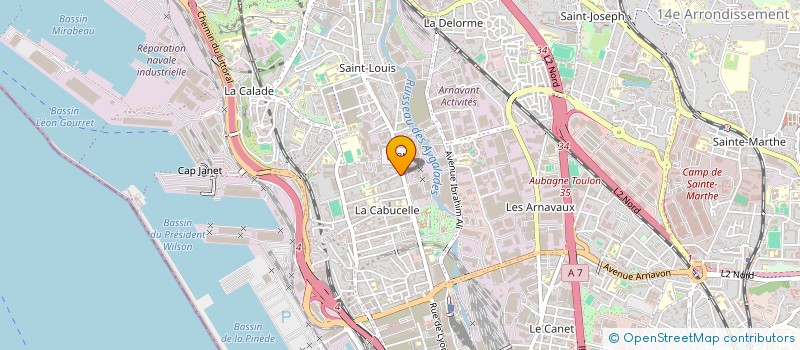 localisation de l'entreprise GRAND BAR DES RAFFINERIES à MARSEILLE