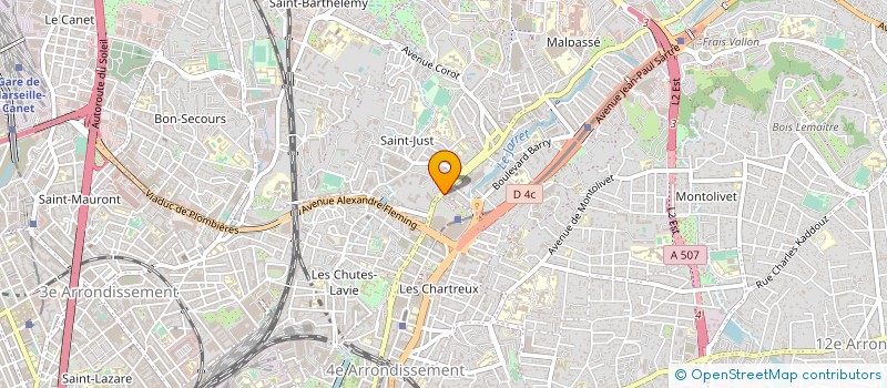 localisation de l'entreprise GRAND BAR LOUIS à MARSEILLE