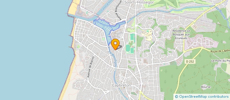 localisation de l'entreprise GRAND BAY à CAPBRETON