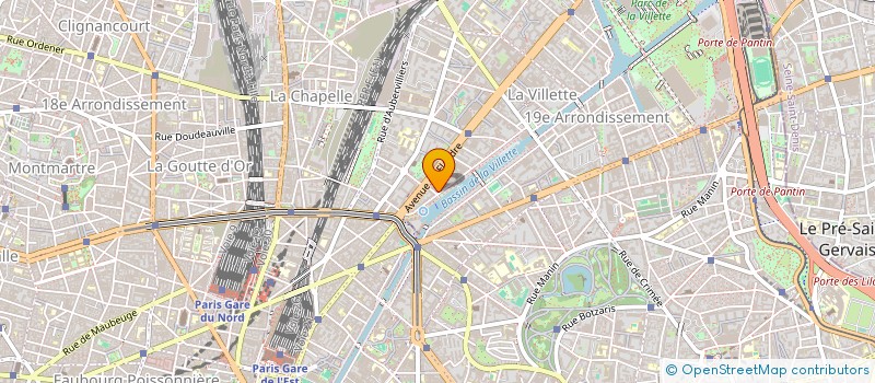 localisation de l'entreprise GRAND BAZAR DE LEVALLOIS à PARIS