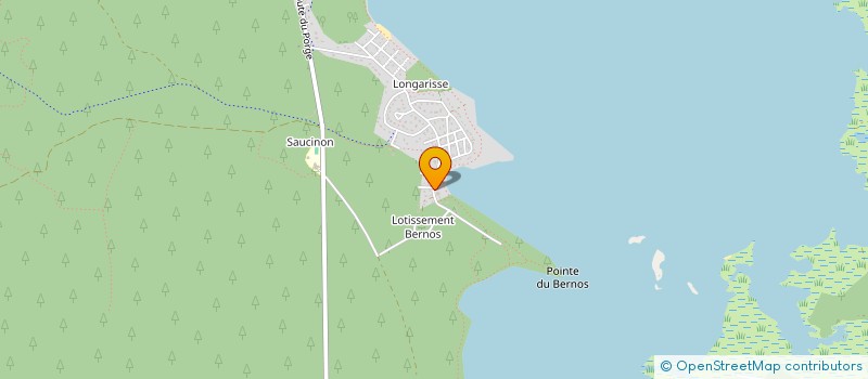 localisation de l'entreprise GRAND BERNOS 61  LACANAU