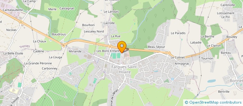 localisation de l'entreprise GRAND BERTRAND  FARGUES-SAINT-HILAIRE