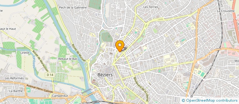 localisation de l'entreprise GRAND BEZIERS NETTOYAGE  BEZIERS