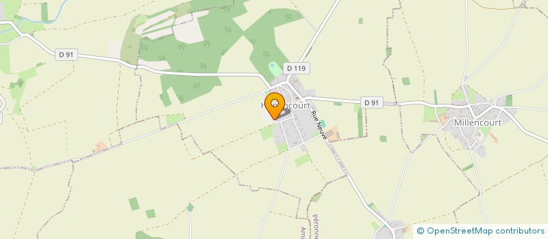 localisation de l'entreprise GRAND BLEU  HENENCOURT