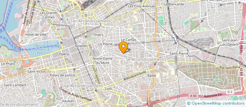 localisation de l'entreprise GRAND BLEU LOCATION à MARSEILLE