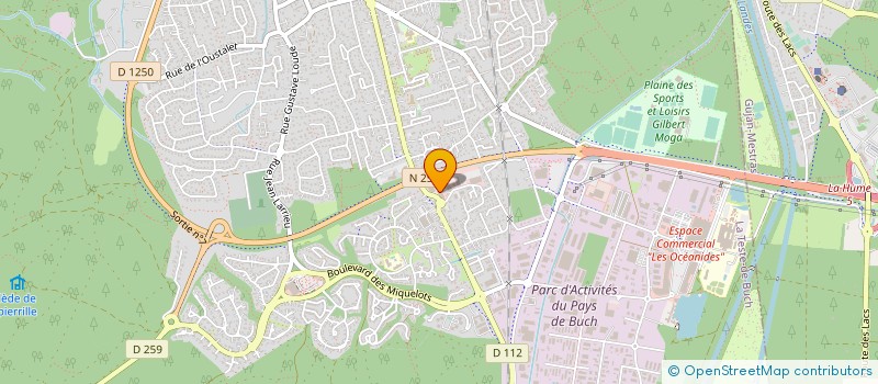 localisation de l'entreprise GRAND BLEU MOTO à LA TESTE-DE-BUCH