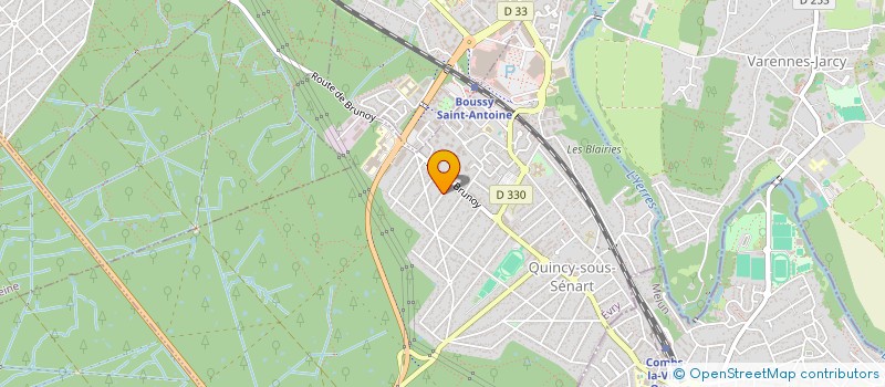 localisation de l'entreprise GRAND BONHEUR  QUINCY-SOUS-SENART