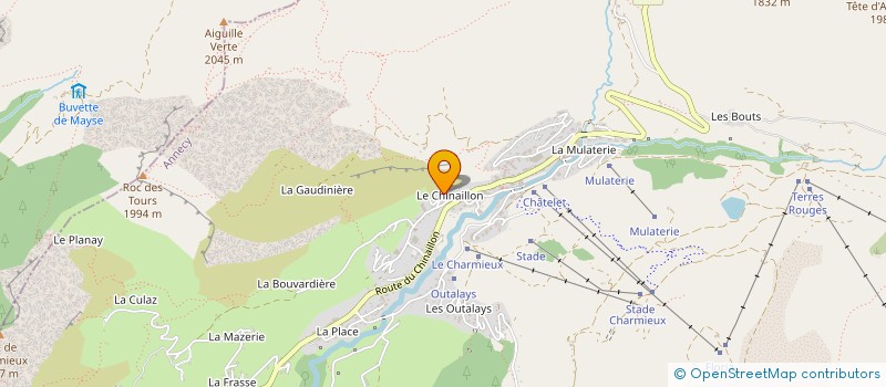 localisation de l'entreprise GRAND BORNAND DISTRIBUTION  LE GRAND-BORNAND