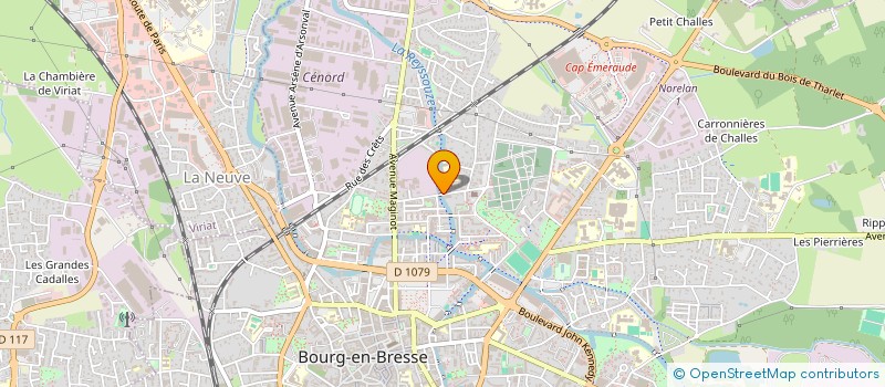 localisation de l'entreprise GRAND BOURG CHAUFFAGE URBAIN - RESEAU BOURG NORD -VIRIAT à BOURG-EN-BRESSE