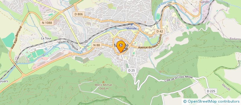 localisation de l'entreprise GRAND-BOYER  MENDE