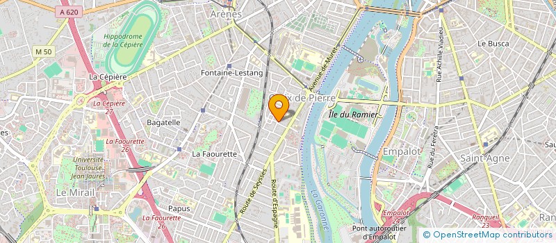 localisation de l'entreprise GRAND BUREAU  TOULOUSE