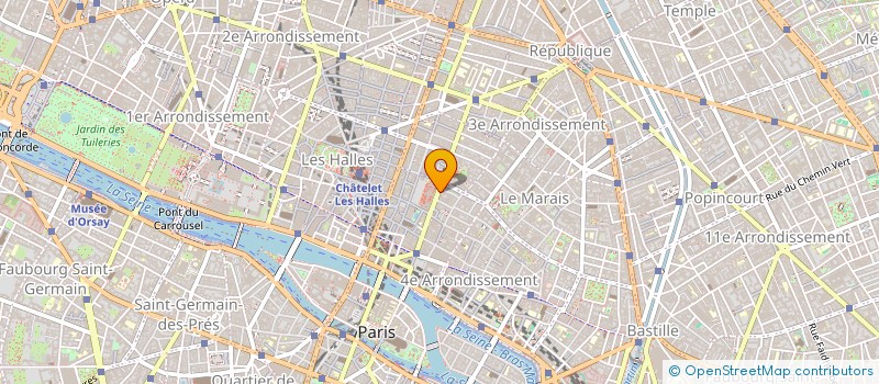 localisation de l'entreprise GRAND BUREAU  PARIS