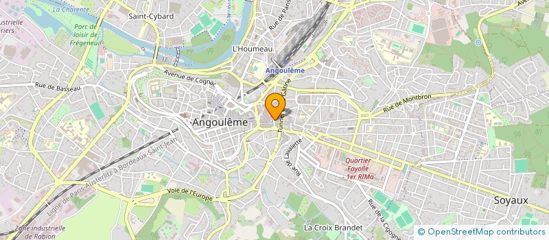 localisation de l'entreprise GRAND CAFE LE WAGRAM à ANGOULEME