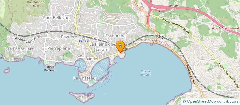 localisation de l'entreprise GRAND CASINO DE BANDOL à BANDOL