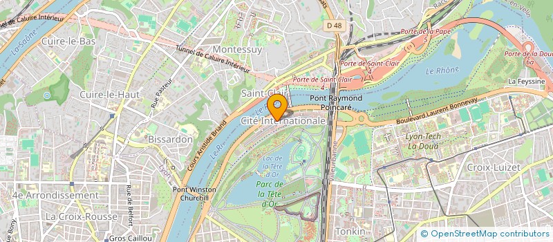 localisation de l'entreprise GRAND CASINO DE LYON  LYON