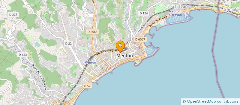 localisation de l'entreprise GRAND CASINO DE MENTON à MENTON