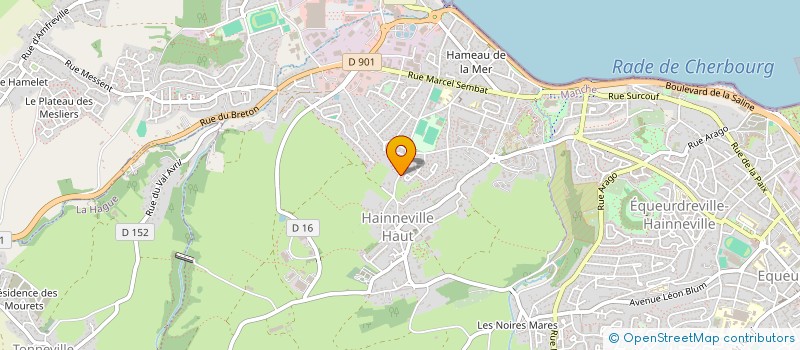 localisation de l'entreprise GRAND CHAMP à CHERBOURG-EN-COTENTIN