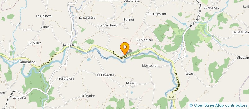 localisation de l'entreprise GRAND CHAMP  SAINT-MARTIN-EN-HAUT