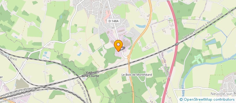 localisation de l'entreprise GRAND CHAMPS  LA CHAPELLE-SAINT-AUBIN