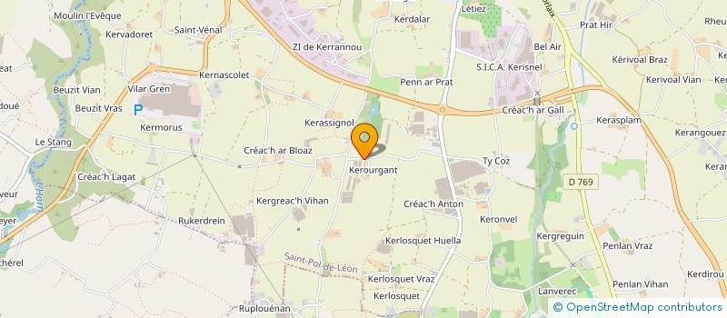 localisation de l'entreprise GRAND CHARLES  SAINT-POL-DE-LEON