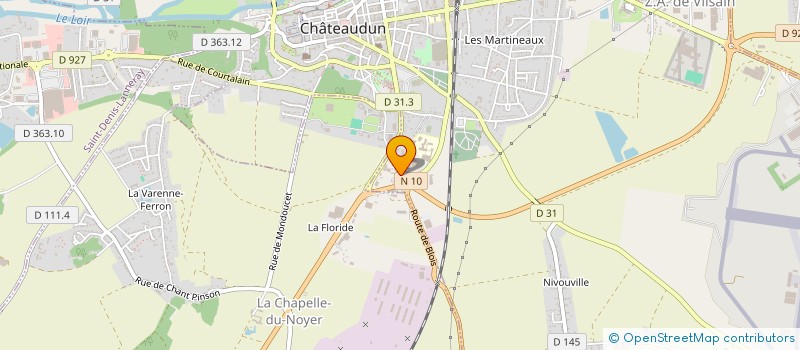 localisation de l'entreprise GRAND CHATEAUDUN TOURISME à CHATEAUDUN