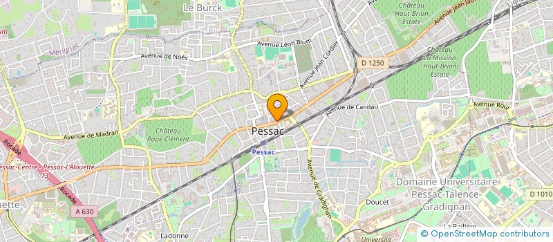 localisation de l'entreprise GRAND CHELEM à PESSAC