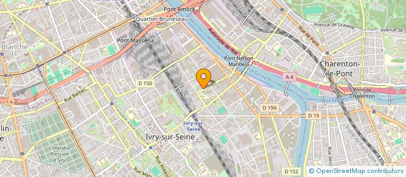 localisation de l'entreprise GRAND CIEL AUTOVISION à IVRY-SUR-SEINE