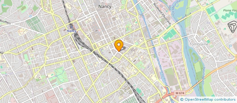 localisation de l'entreprise GRAND CLERC ARNAUD ET HARMANT ANGELE  NANCY