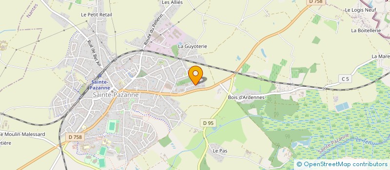 localisation de l'entreprise GRAND CLOS  SAINTE-PAZANNE