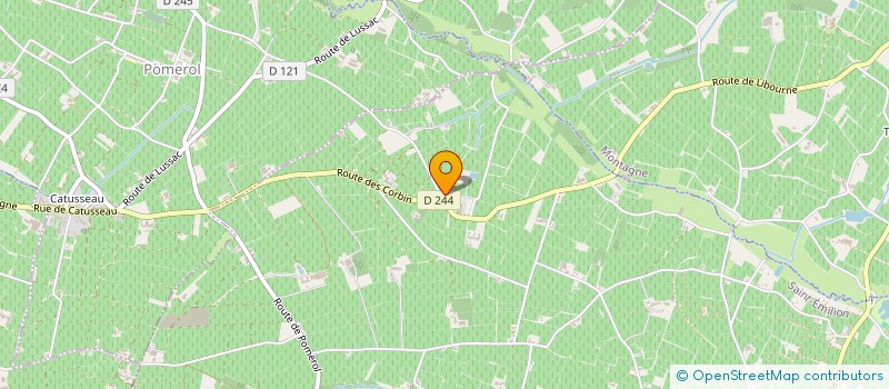 localisation de l'entreprise GRAND CORBIN  SAINT-EMILION