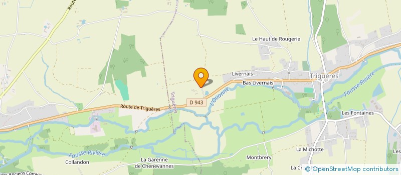 localisation de l'entreprise GRAND COURTOISEAU  TRIGUERES