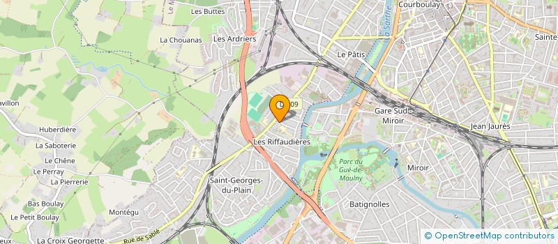 localisation de l'entreprise GRAND DEFI  LE MANS