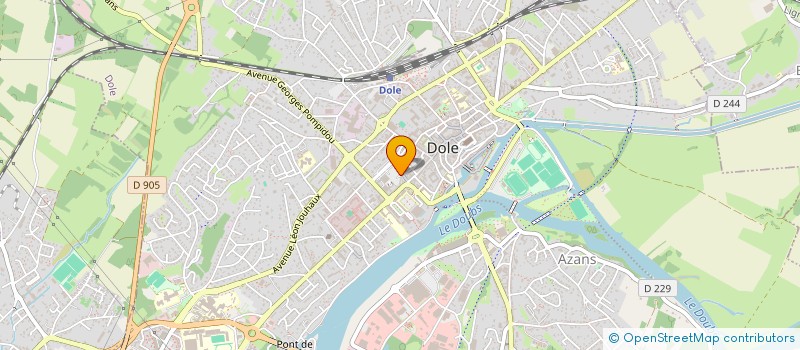 localisation de l'entreprise GRAND DOLE DEVELOPPEMENT 39 à DOLE
