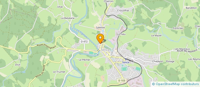 localisation de l'entreprise GRAND-DUBOEUF à TENCE