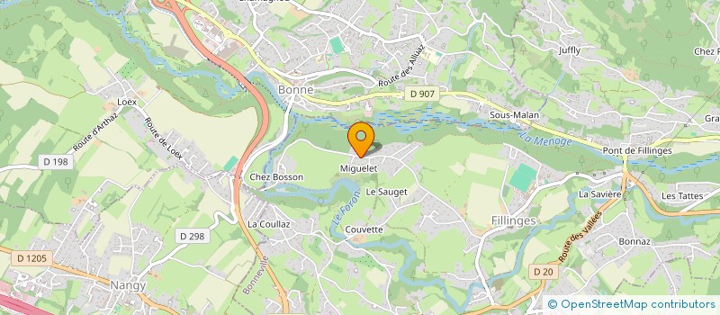 localisation de l'entreprise GRAND DUC  FILLINGES