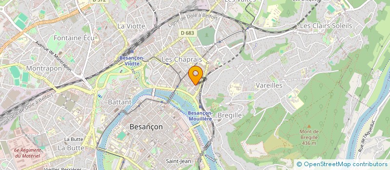 localisation de l'entreprise GRAND ECART à BESANCON