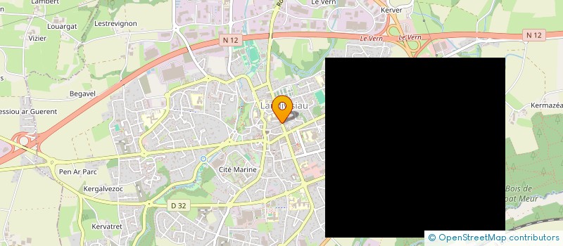 localisation de l'entreprise GRAND ECART FILMS  LANDIVISIAU