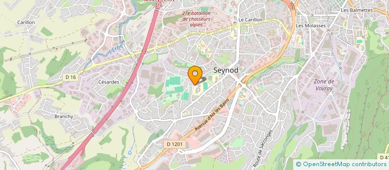 localisation de l'entreprise GRAND ENSEMBLE VOCAL D'ANNECY  ANNECY