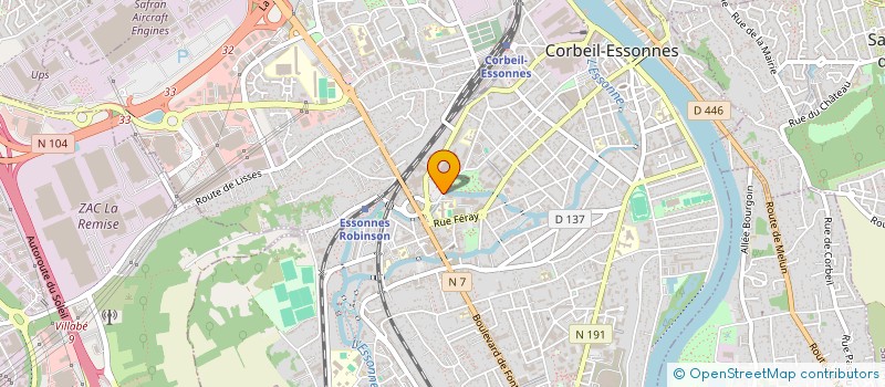 localisation de l'entreprise GRAND EST à CORBEIL-ESSONNES