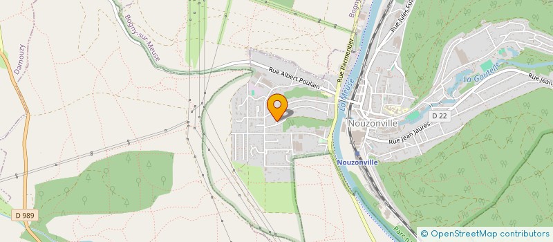 localisation de l'entreprise GRAND EST  NOUZONVILLE