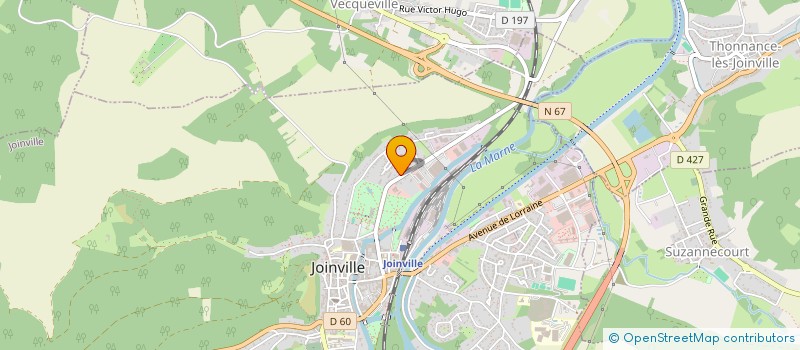localisation de l'entreprise GRAND EST AUTOMOBILE à JOINVILLE