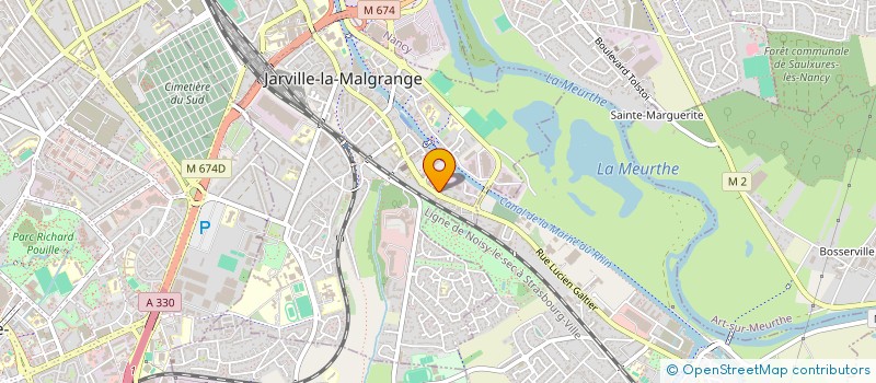 localisation de l'entreprise GRAND'EST AUTOMOBILES 54  JARVILLE-LA-MALGRANGE