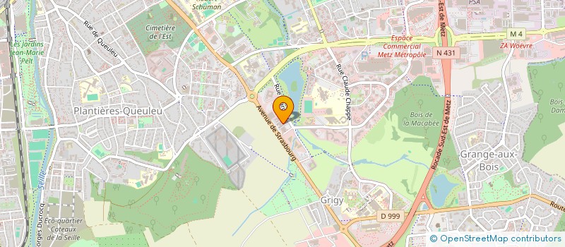 localisation de l'entreprise GRAND EST BET à METZ