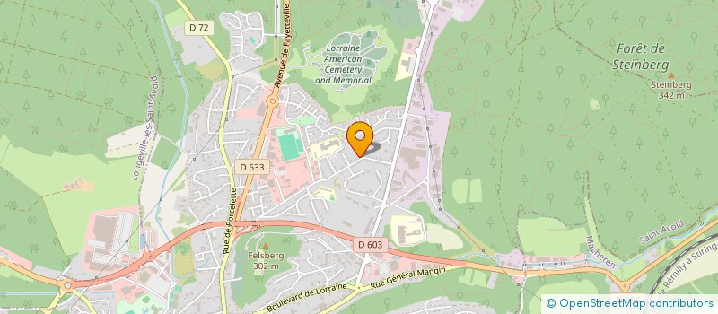 localisation de l'entreprise GRAND EST CARRELAGE  SAINT-AVOLD