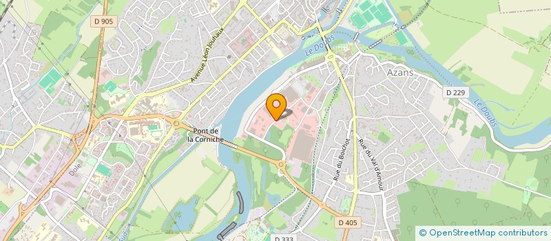 localisation de l'entreprise GRAND EST DEVELOPPEMENT à DOLE