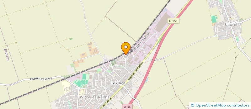 localisation de l'entreprise GRAND EST ECO DEVELOPPEMENT  WITRY-LES-REIMS