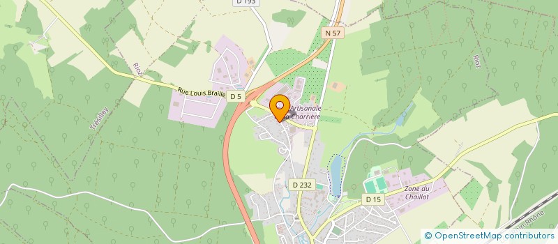 localisation de l'entreprise GRAND EST ENERGIES  RIOZ