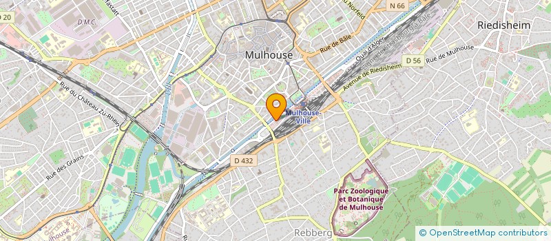 localisation de l'entreprise GRAND EST ENERGIES à MULHOUSE